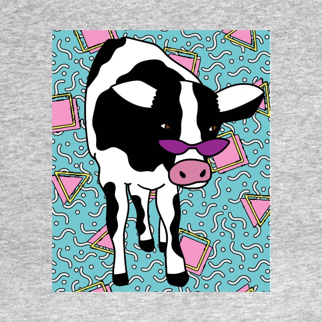 Funny Cow With Sunglasses Muh by flofin